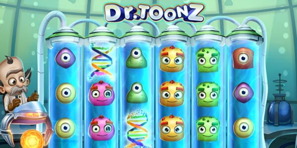 Dr Toonz casino slot game is part of the Reactoonz series.