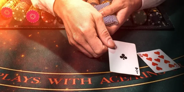 Live Blackjack is played on the PokerStars Casino.