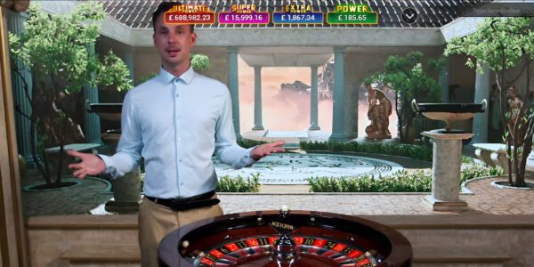 Age of Gods Bonus Roulette is an online casino game with real dealers.