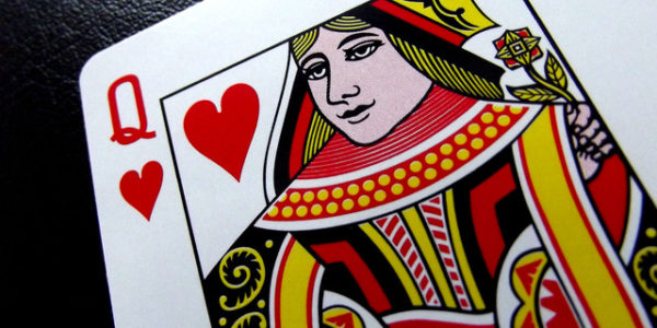 When using the Lucky Ladies Side Bet, the queen of hearts is the key card a player should be on the look out for
