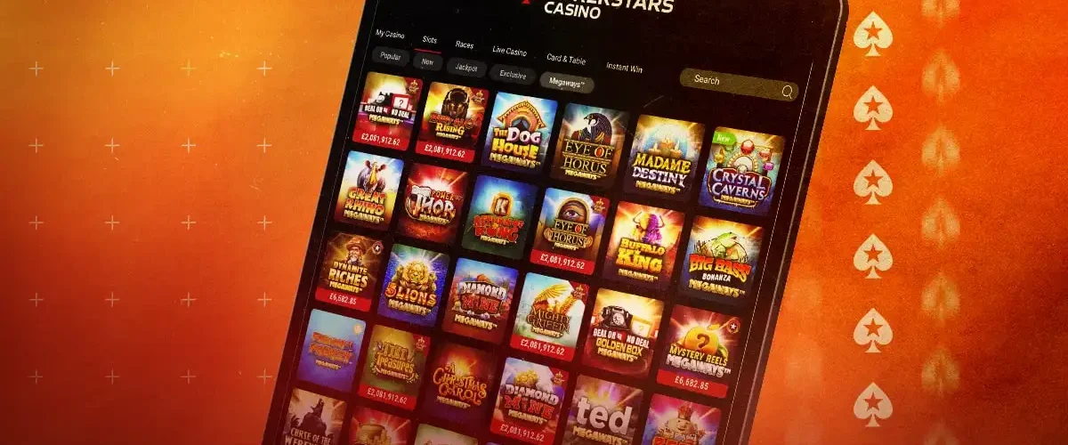 pokerstars slots library