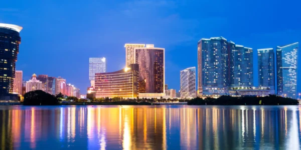 Macau is one of the biggest casino cities in the world.