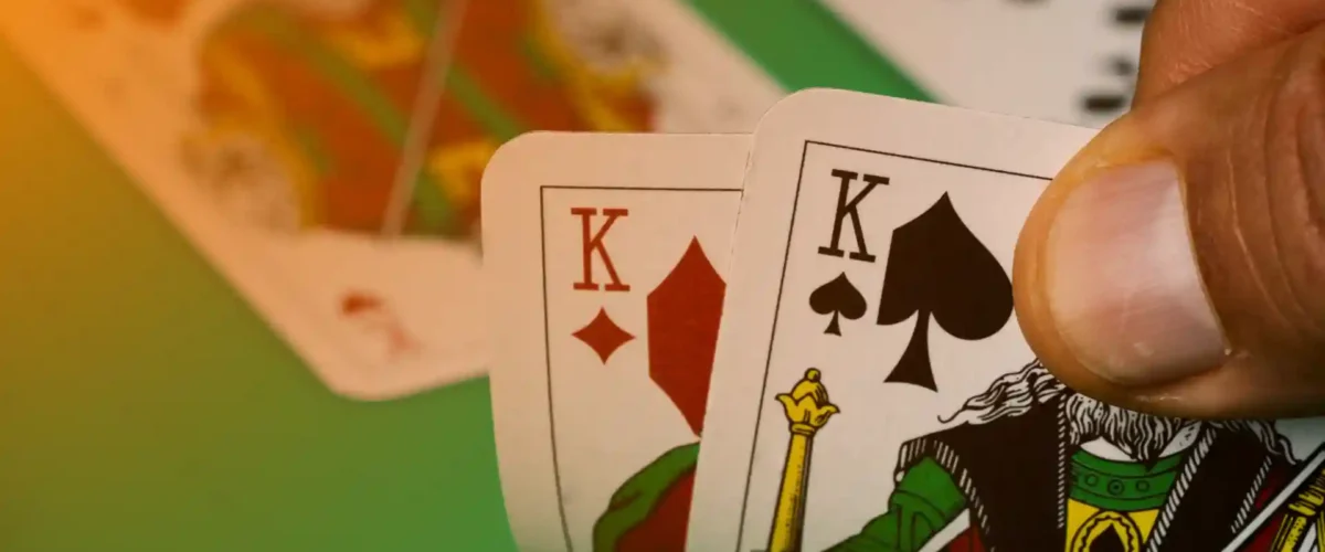 beginner poker: a poker hand at the casino table