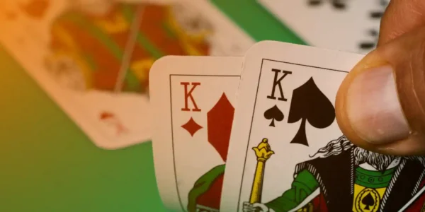beginner poker: a poker hand at the casino table