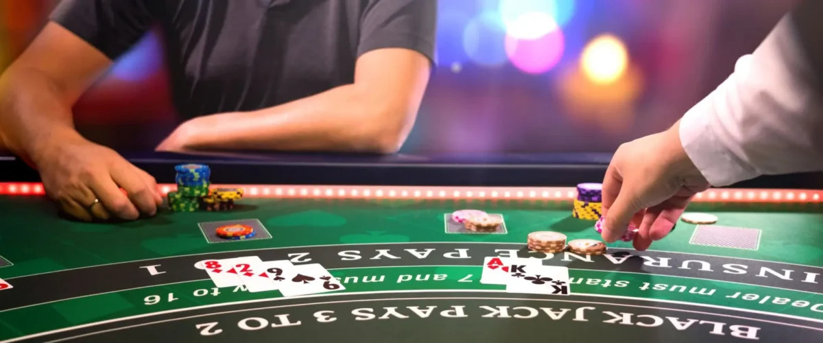 blackjack table