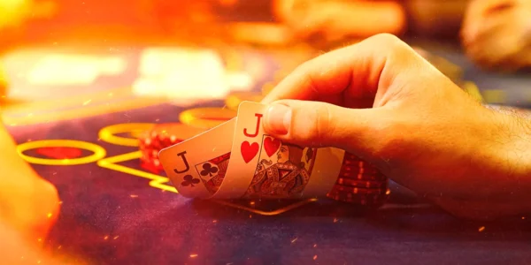 Blackjack started in saloons and was later played in Las Vegas.