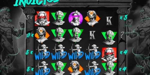 The Invictus slot has bonus features with multipliers.