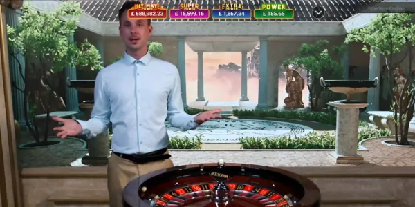 Age of the Gods Bonus Roulette is hosted on PokerStars.