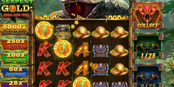 Serpent Gold on PokerStars has the Hold & Win feature.