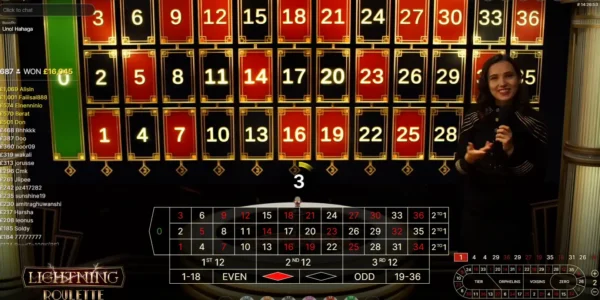 Live Lightning Roulette on PokerStars uses professional dealers.