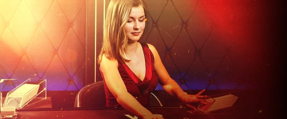 Live blackjack is played on PokerStars.