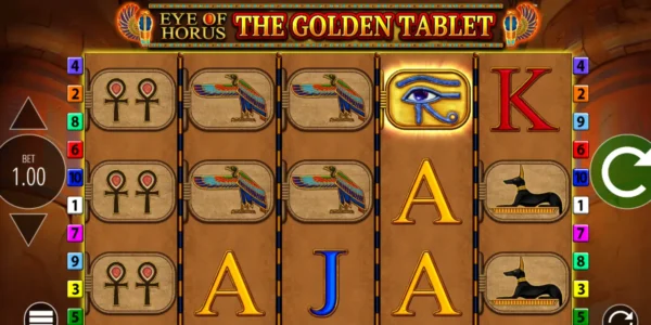 Eye of Horus: The Golden Tablet played on the PokerStars casino.