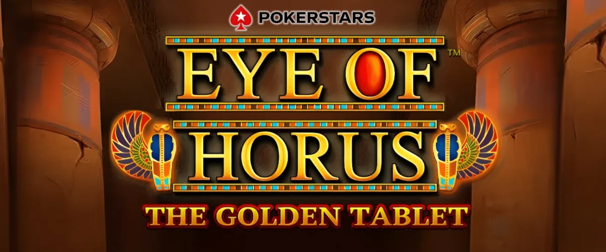 Eye of Horus: The Golden Tablet JK is a PokerStars slot.