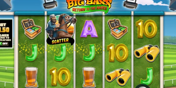 Big Bass Return to the Races is a Pragmatic Play slot.