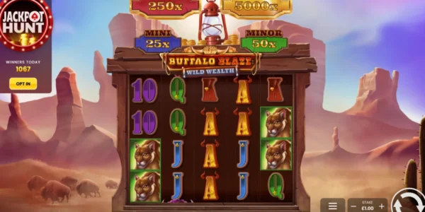 Buffalo Blaze: Wild Wealth is a PokerStars slot.