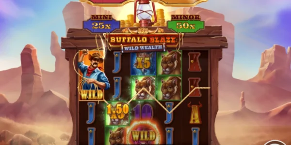 Buffalo Blaze: Wild Wealth is an online slot on PokerStars.