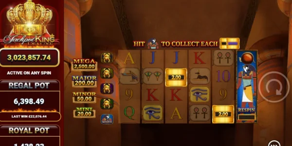 Eye of Horus Legacy of Gold JK is an online slot.