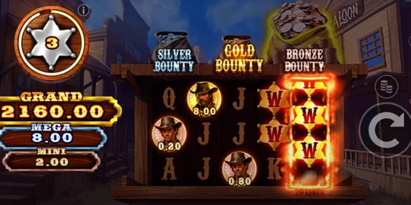 Legendary Lawman: Cash ’Em All is an online casino game played on PokerStars.