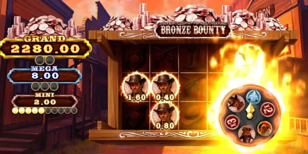 Legendary Lawman: Cash ’Em All has a Bounty Spin bonus.