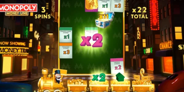 Monopoly Money Line Bonus Game