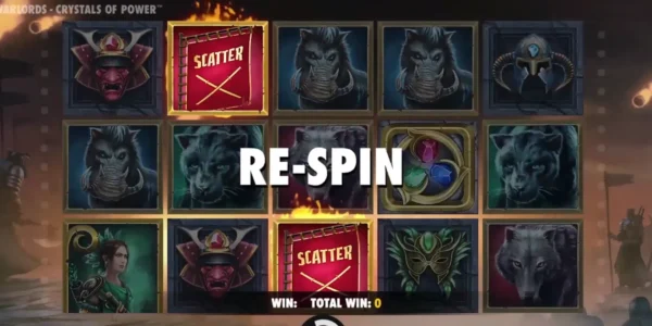 Warlords: Crystals of Power has a Re-Spin feature.