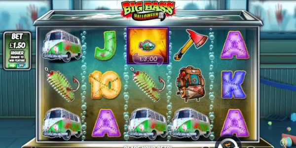 Big Bass Halloween 3 is an online casino game played on PokerStars.