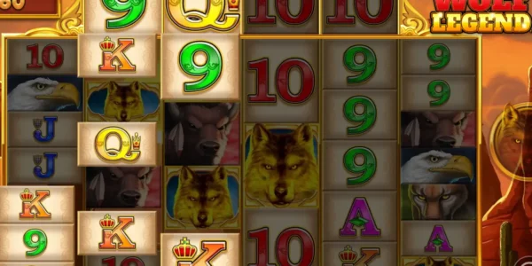 Wolf Legend Megaways is a cascading slot.