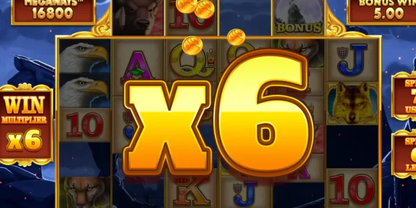 Wolf Legend Megaways can build multipliers.