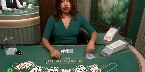 Speed Blackjack is played on PokerStars.