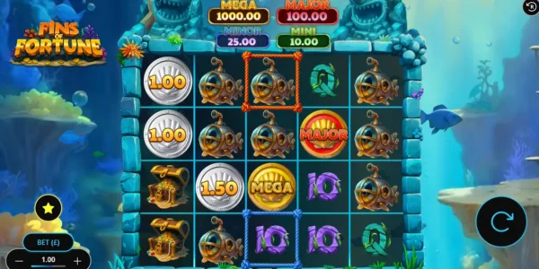 Fins of Fortune is an online slot played on PokerStars.