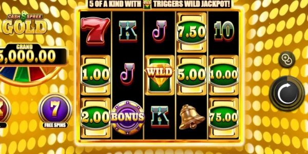 Cash Spree Gold is an online slot played on the PokerStars Casino.