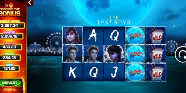 The Lost Boys slot is played on PokerStars.