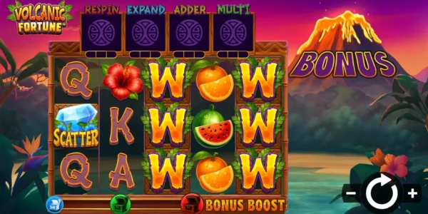Volcanic Fortune is played on the PokerStars Casino.