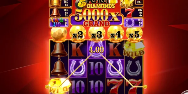 5 Perfect Diamonds is played at the PokerStars Casino.