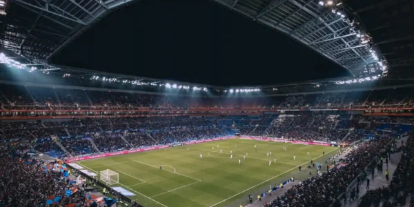 Football matches are one of many sporting events where fans may see online casino advertisements.